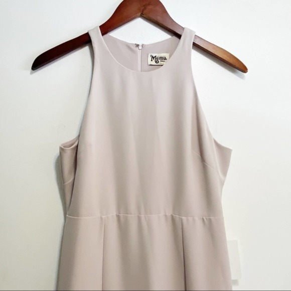 Show Me Your MuMu NWT Women's Chicago High Neck Wedding Floor Length Gown S - Picture 5 of 10